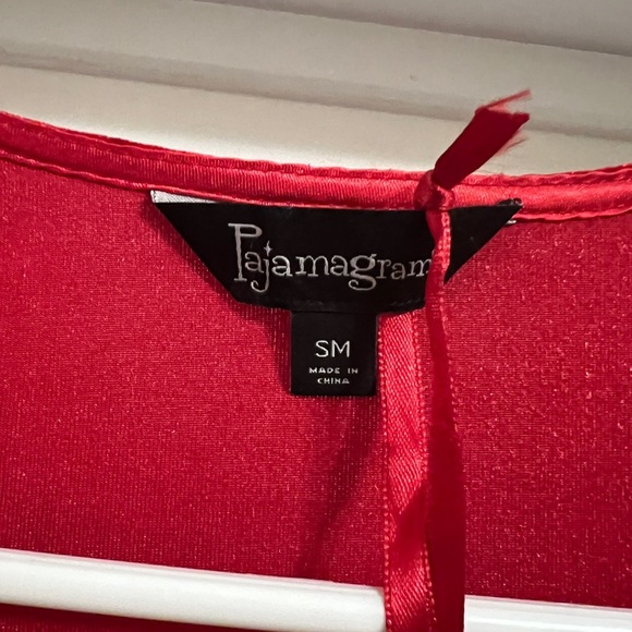 FINAL PRICE NWT Pajamagram Vintage Velour Red Top - Picture 2 of 7